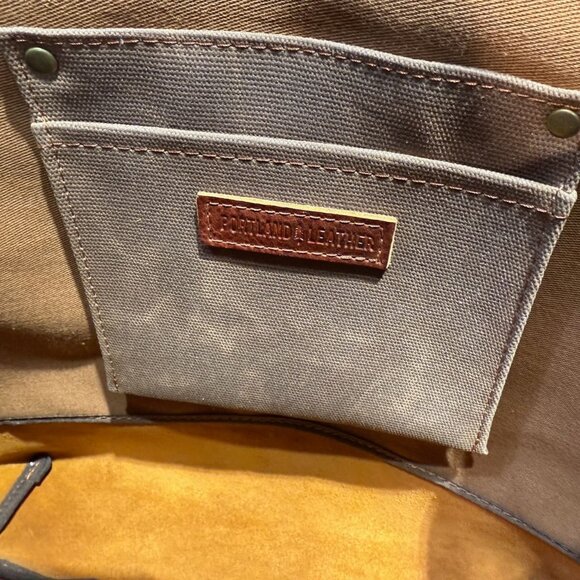 Portland Leather Brown Big Big Tote - Brand New - Picture 5 of 8